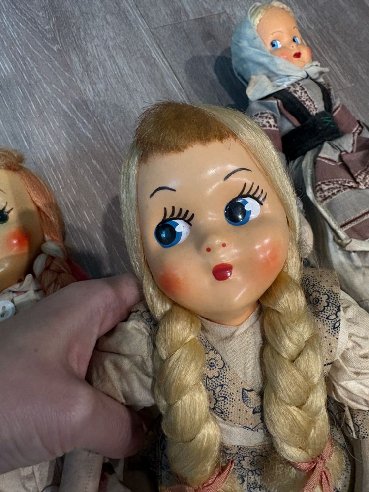 빈티지 폴란드 인형 일괄--2