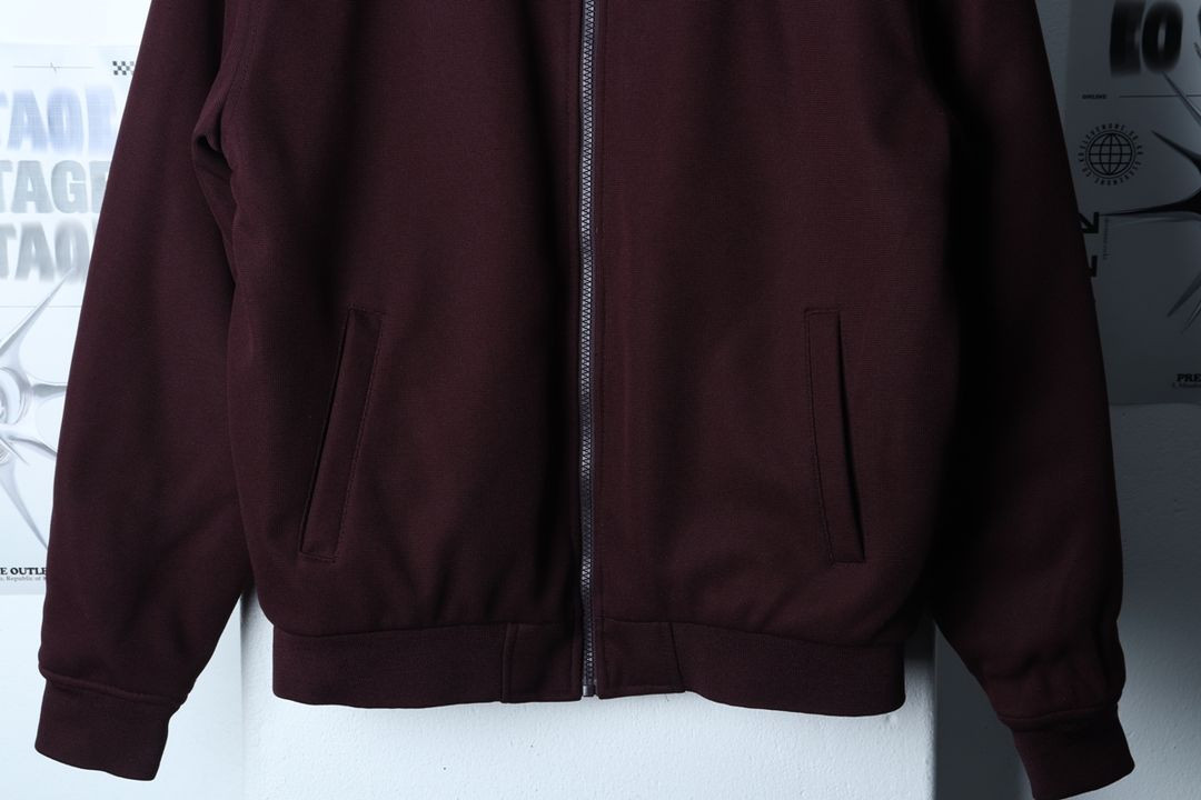 (L-XL) 자라 집업 바람막이 점퍼자켓 봄버 버건디--3