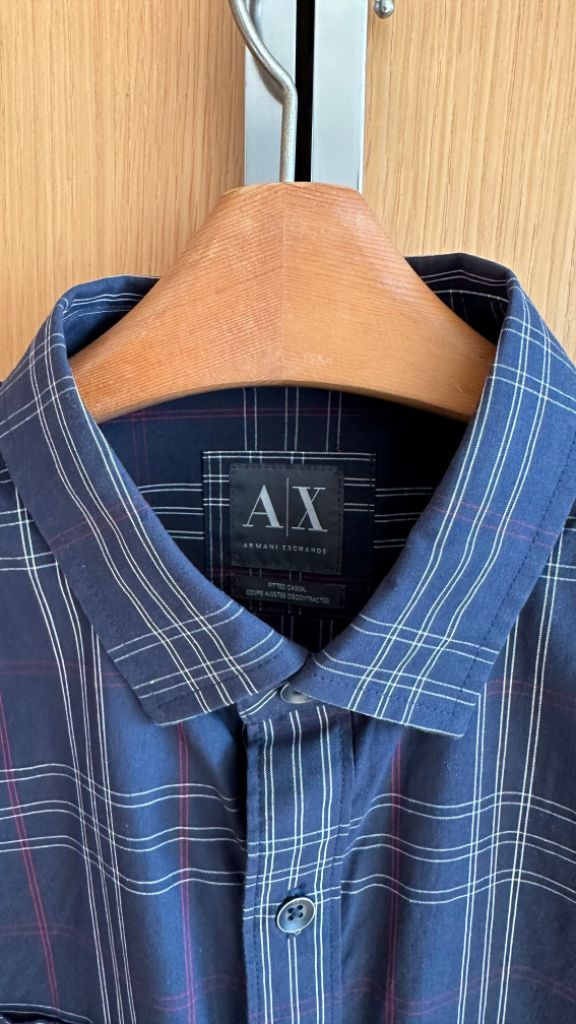 아르마니 익스체인지 AX 셔츠 남방 신사 드레스 정장--2