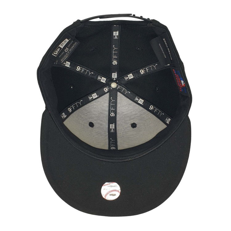 [S-M] 뉴에라 MLB 뉴욕 양키스 9FIFTY 스냅백 모자 블랙--7