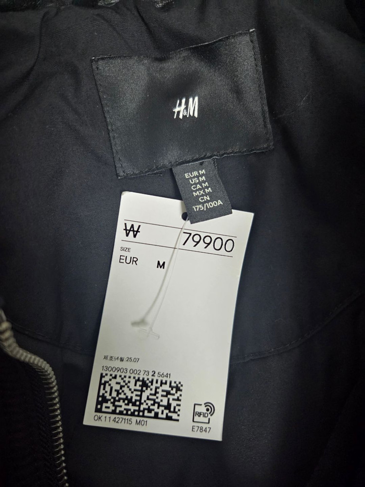 H&M 블랙 자켓 M 사이즈 새상품--1