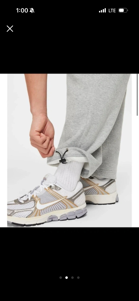 나이키 플리즈 번지 팬츠 XL 기모--5