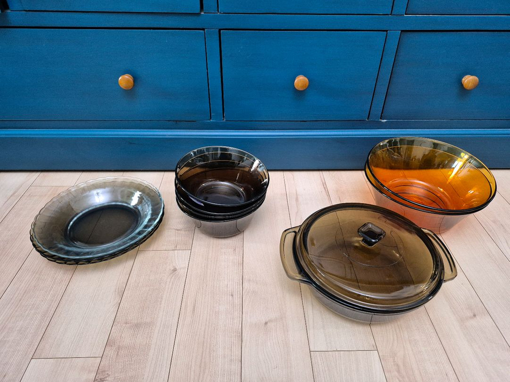 미국 코닝냄비.Love n Ware 미국 베이킹 웨어로오븐가능하고 미국에서도 아기자기해서앵커호킹--0