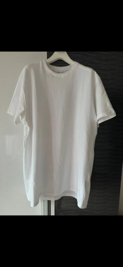 허그본 머슬핏 반팔티 화이트 2XL--1