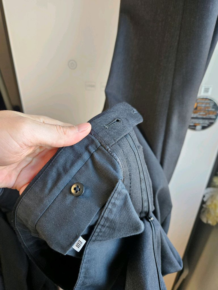 빔즈 차콜그레이 셋업 수트 정장--5