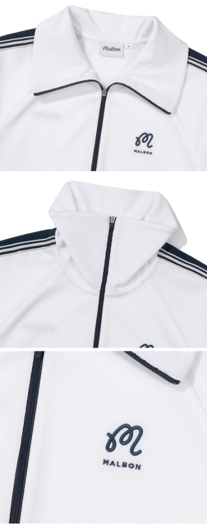 말본 골프(여성의류) 소프트 트랙탑 저지 자켓 (WHITE) 색상 팝니다--3