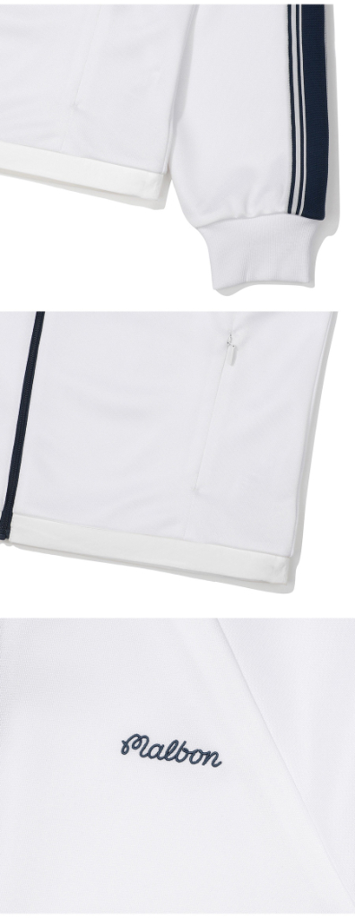말본 골프(여성의류) 소프트 트랙탑 저지 자켓 (WHITE) 색상 팝니다--4