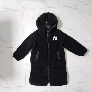 MLB 키즈 리버서블 후리스 롱패딩 155 블랙