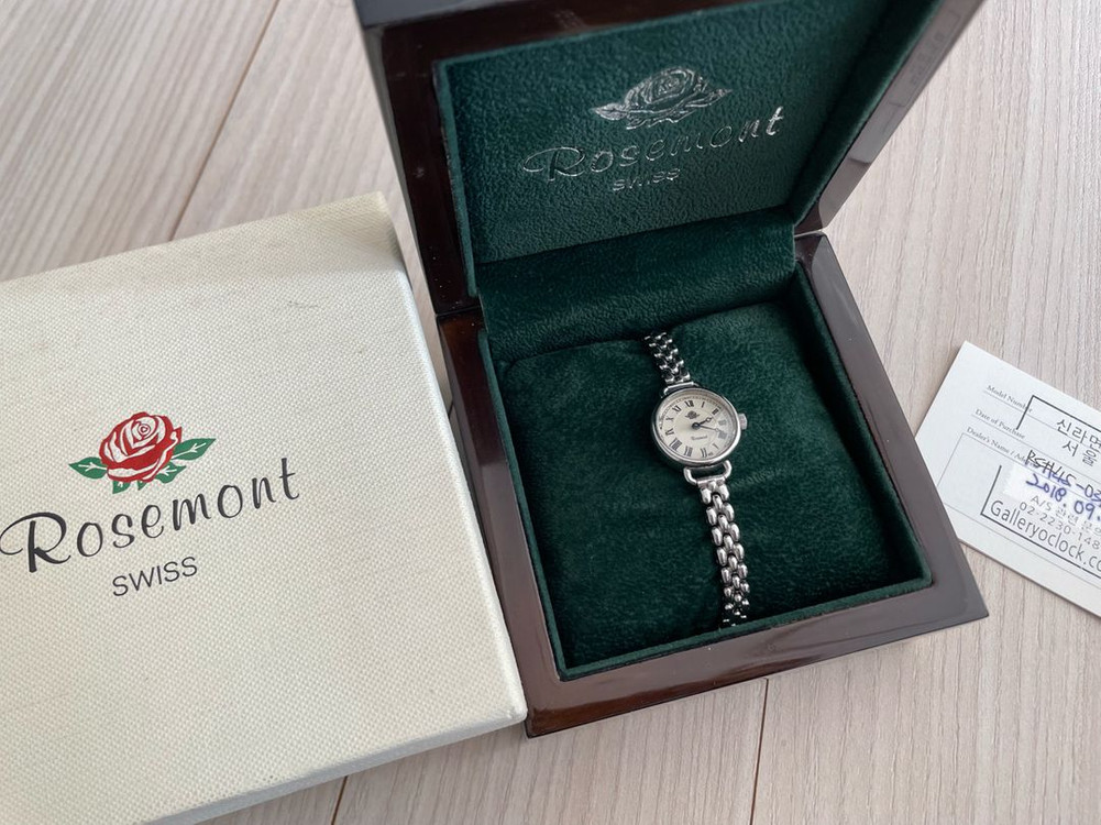 로즈몽 RS45-03RM-MT 여성 실버 메탈 시계--1