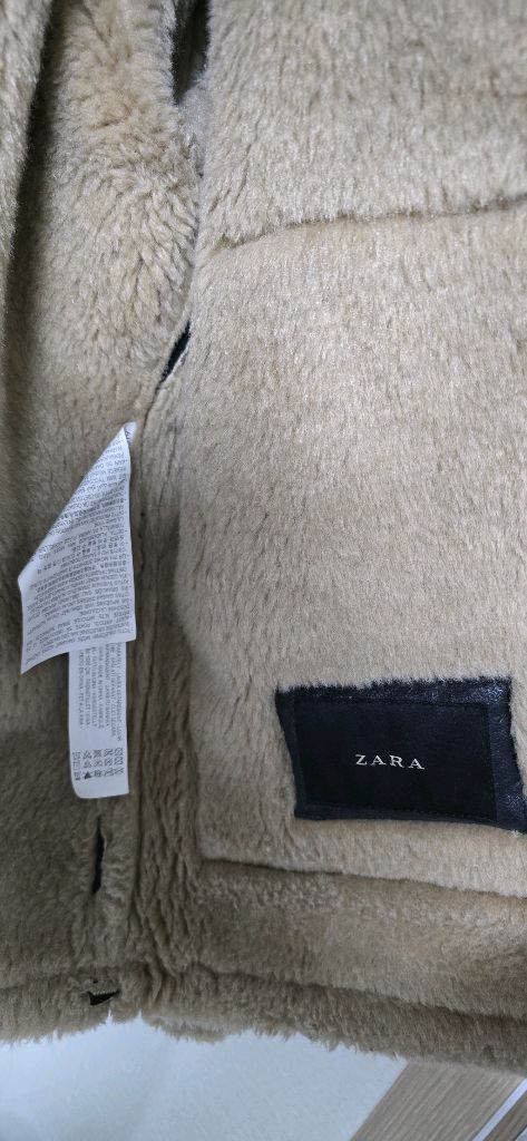 자라 무스탕 양털 자켓 L 100 (가죽 아닙니다)--4