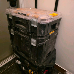 터프빌트 바퀴형 이동공구함+디월트 공구함,피스통세트