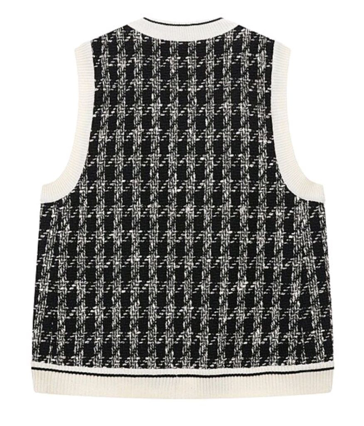 [새상품]보브(VOV) 모던 트위드 베스트(가격인하)--2