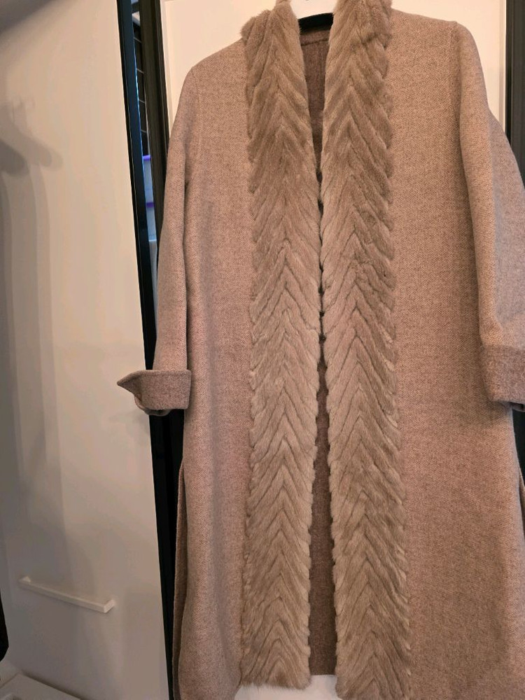 로로피아나 스타일 밍크. 핸드메이드코트--0