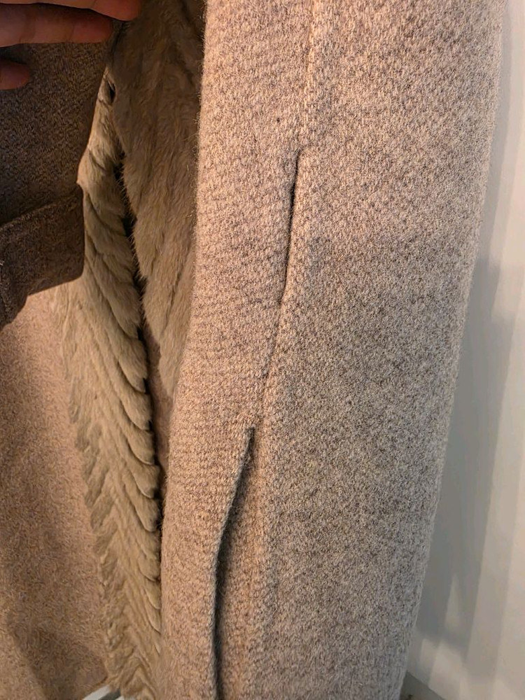 로로피아나 스타일 밍크. 핸드메이드코트--1