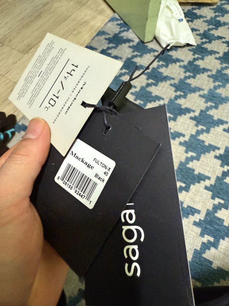 맥케이지 풀턴x 40사이즈 실버 레빗 실버 폭스 퍼--4