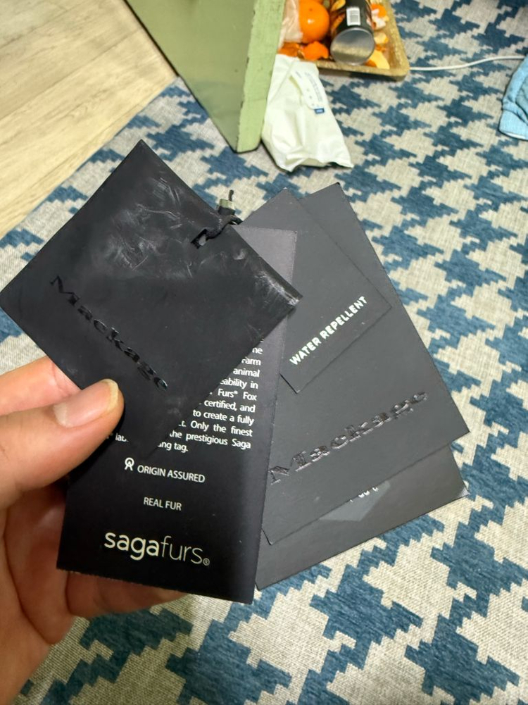 맥케이지 풀턴x 40사이즈 실버 레빗 실버 폭스 퍼--5