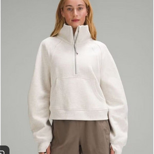 룰루레몬 스쿠바 퍼넬넥 하프집업 본컬러