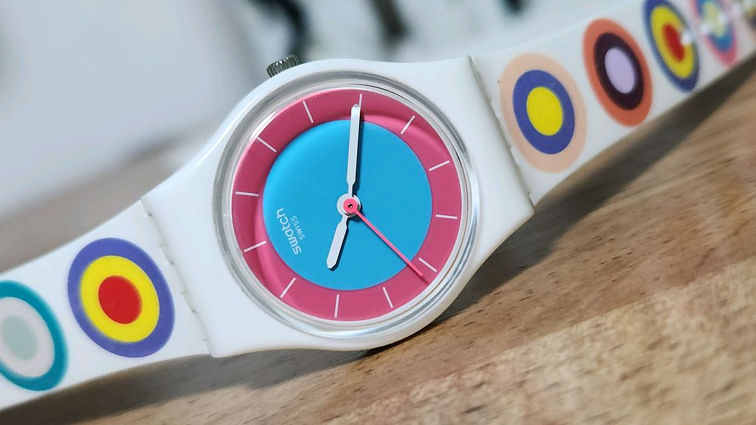 # SWATCH GIRLING 스와치 스위스 여성 손목시계 급처--4