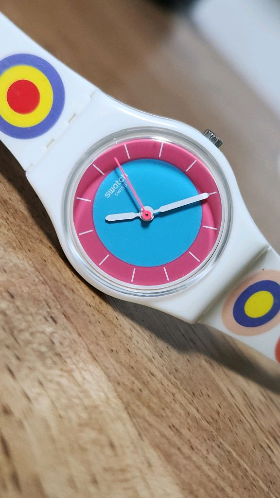 # SWATCH GIRLING 스와치 스위스 여성 손목시계 급처--6