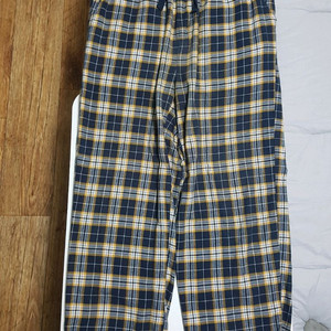 공용 자주 플란넬 면 체크 팬츠 파자마