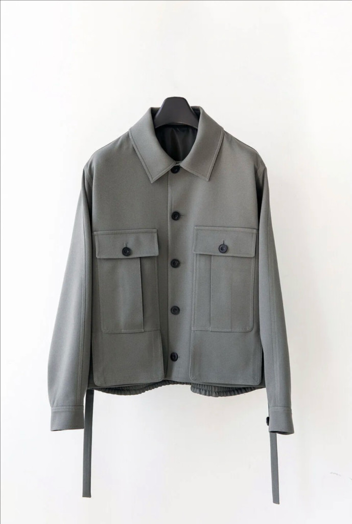 [새상품] S) 주앙옴므 카고 크롭 자켓 블루종 그레이--1