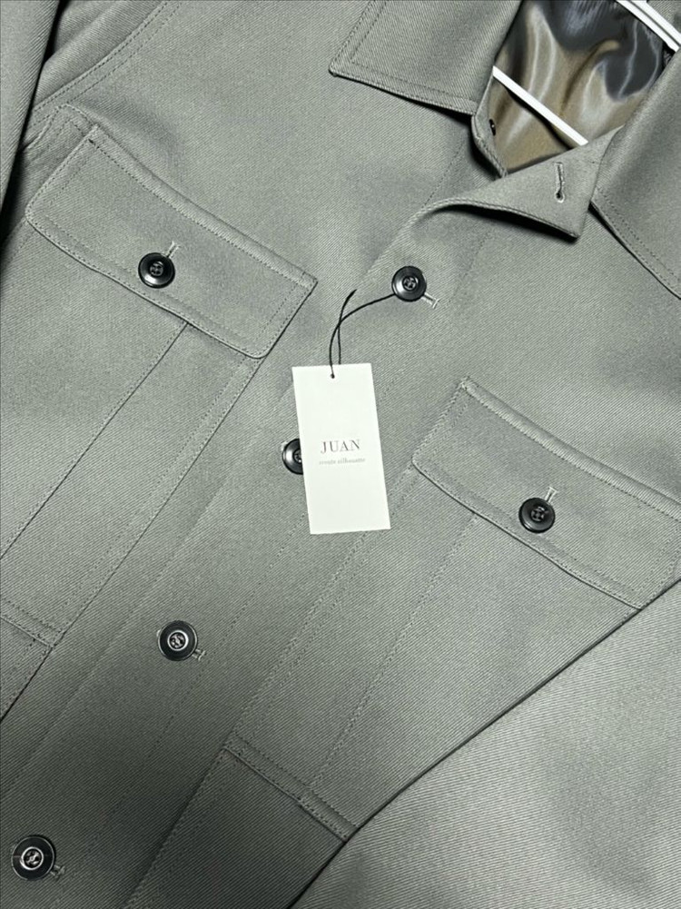 [새상품] S) 주앙옴므 카고 크롭 자켓 블루종 그레이--2