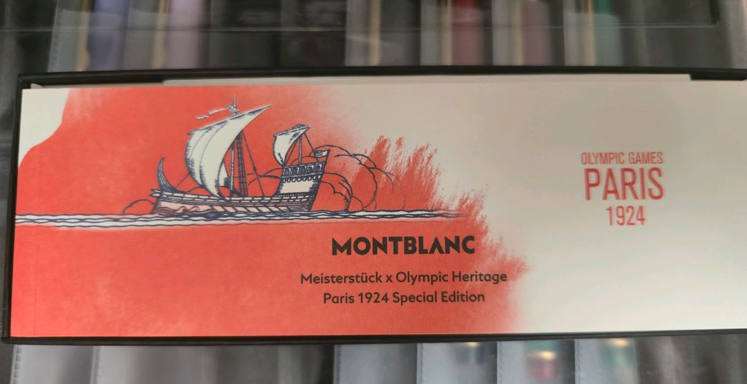 (미사용)몽블랑 올림픽 헤리티지 샤모니 르그랑 146 만년필 F촉 이미지