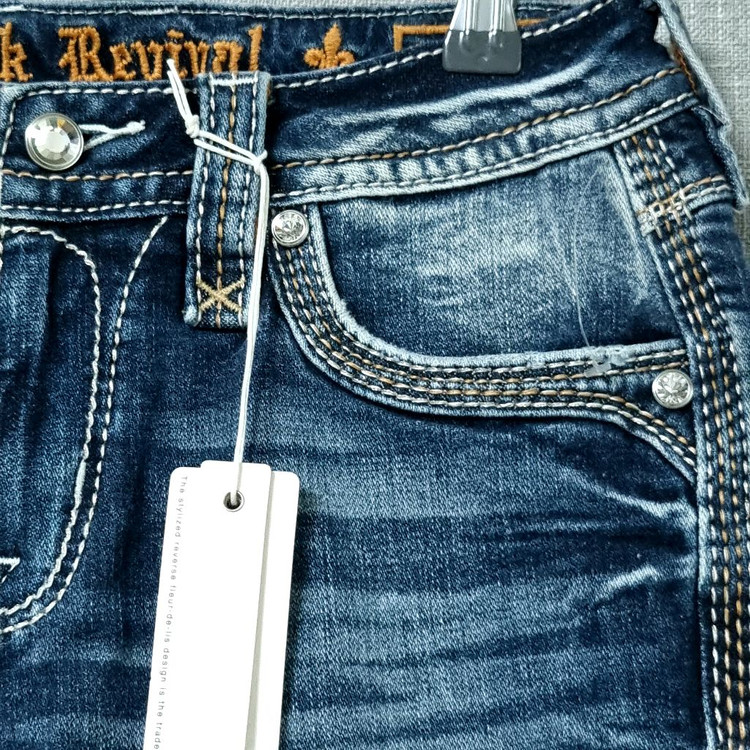 택새) 락 리바이벌 부츠컷 데님팬츠 27~8--3