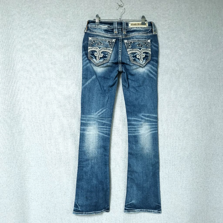 택새) 락 리바이벌 부츠컷 데님팬츠 27~8--4