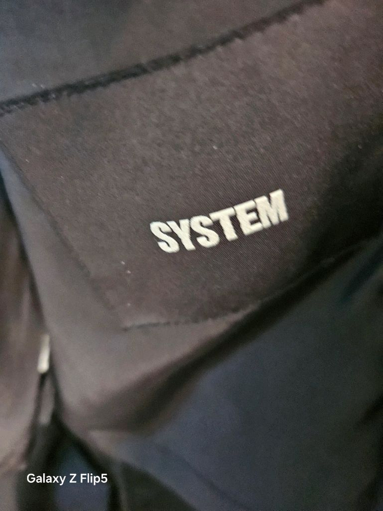 시스템옴므 네이비 수작업 트렌치--7