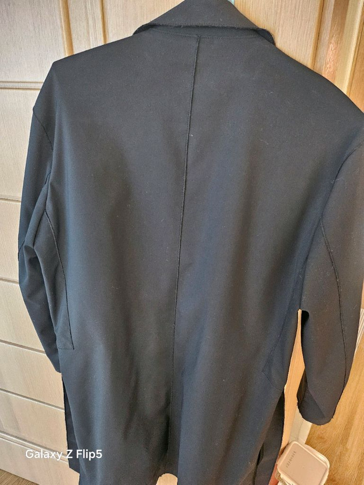 시스템옴므 네이비 수작업 트렌치--3