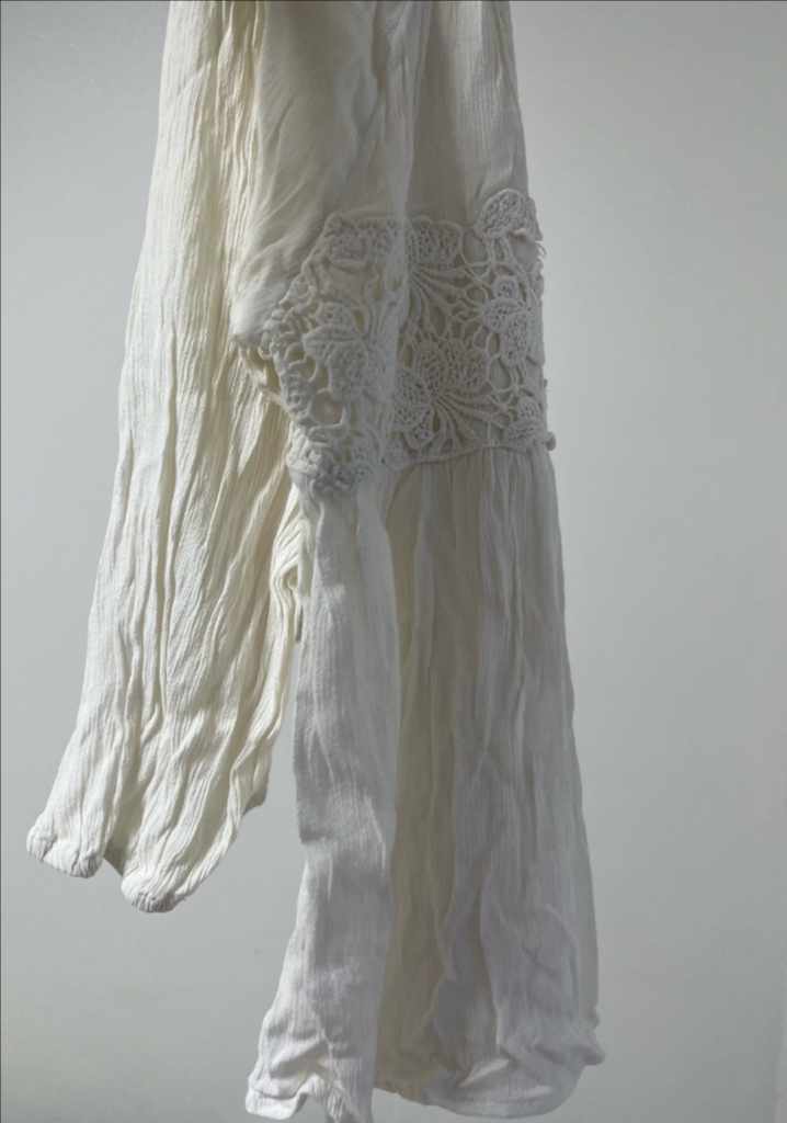 Hollister 홀리스터 아이보리 레이스 블라우스 S--3