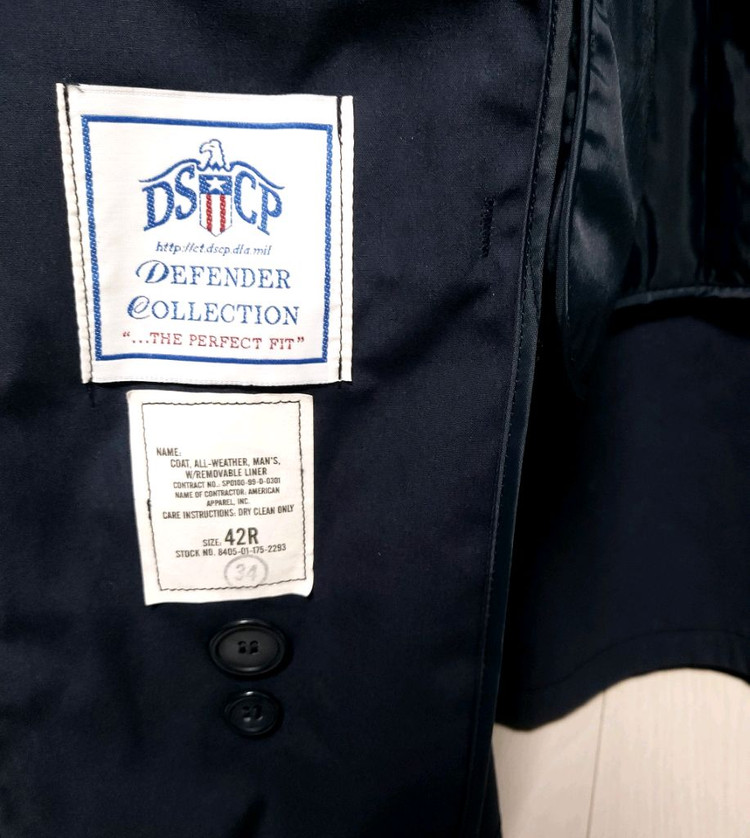 미군지급용 트렌치 코트 판매--2