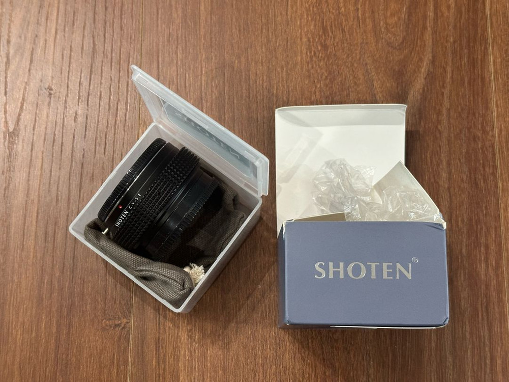 쇼텐, k&f 니콘 F, 미놀타 md(sr), CY(콘탁스, 야시카) 수동렌즈 어댑터(소니 미러리스용) 이미지