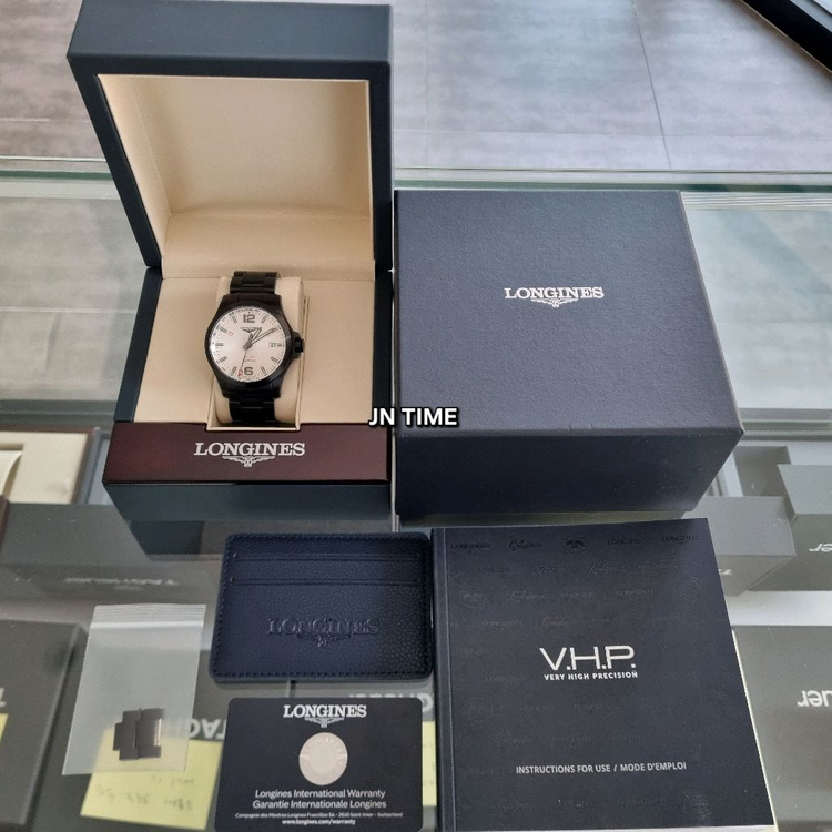 론진 콘퀘스트 V.H.P GMT PVD 43mm L3.728.2.76.6--8