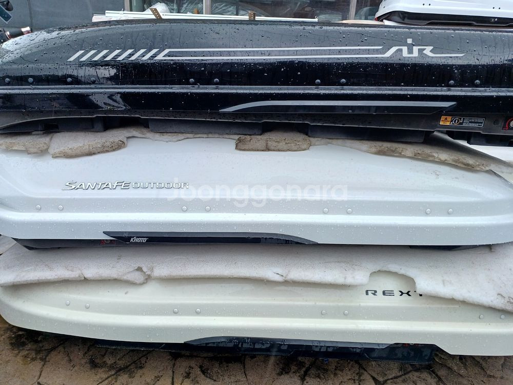 싼타페dm 코토 일체형루프박스(화이트) 이미지