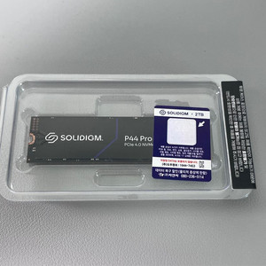 (새제품) 솔리다임 P44 Pro M.2 NVMe 2TB(2테라) SSD