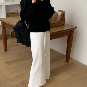 fllanel 플라넬 밴딩 스커트