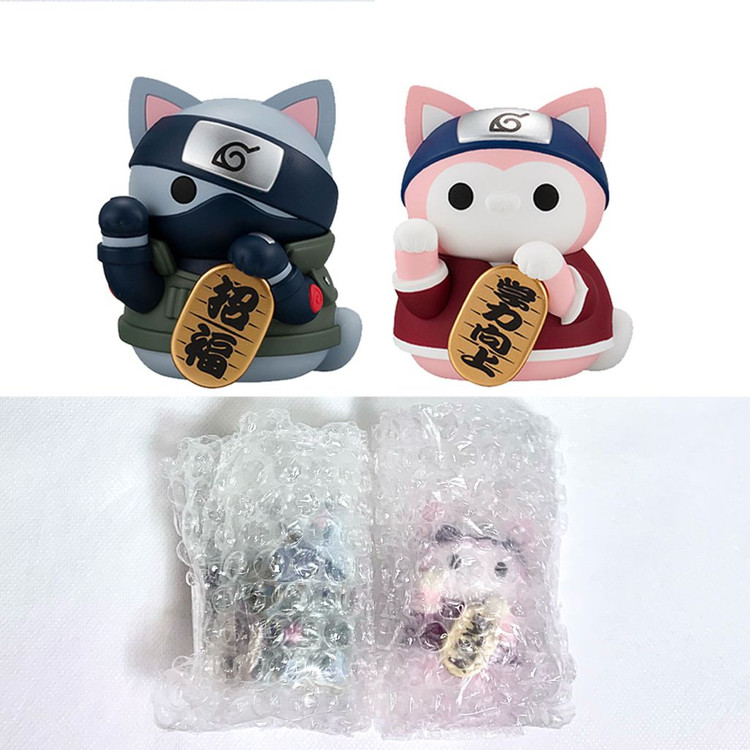 나루토)피규어) 메가캣 마네키네코 1탄 카카시 사쿠라--0