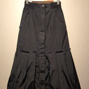 디자인굿~ 바스락 플레어 뒷밴딩 롱스커트 26~28