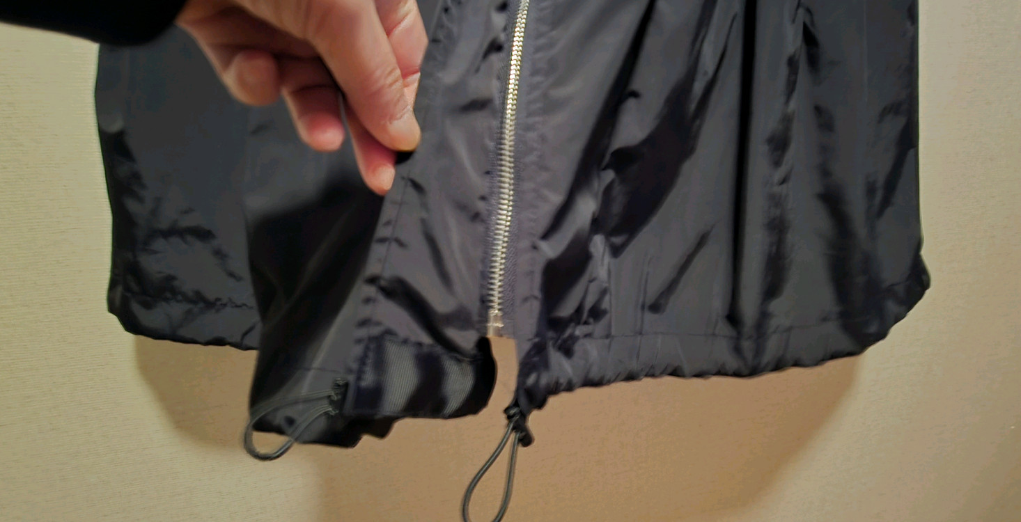 디자인굿~ 바스락 플레어 뒷밴딩 롱스커트 26~28--6