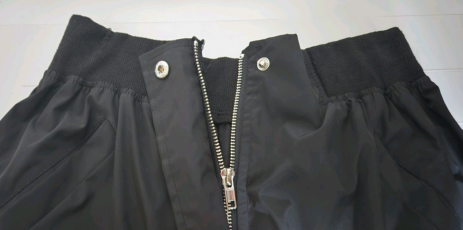 디자인굿~ 바스락 플레어 뒷밴딩 롱스커트 26~28--8