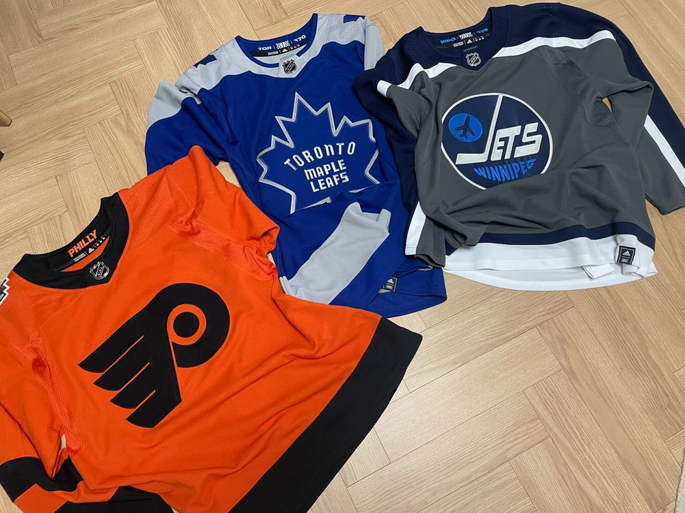 NHL 아이스하키 아디다스 져지(50)(2개일괄)--0