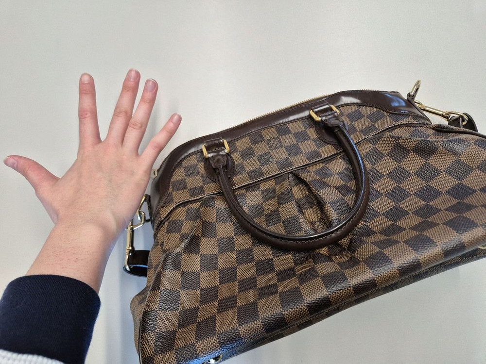 루이비통 다미에 트레비 PM 토트백--3