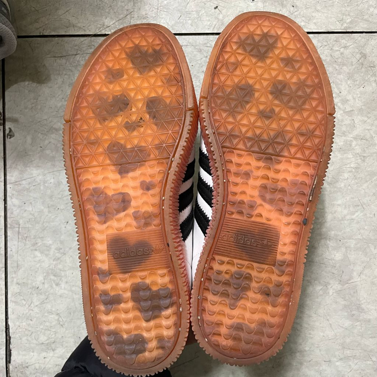 아디다스 삼바로즈 화이트 핑크 스니커즈 운동화 신발 240 이미지