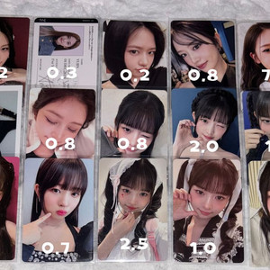 아이브 포카 양도합니다! 가을 유진 레이 원영 리즈 이서 럭드 일레븐 아스테 사웨 위드뮤 이즈위 스타리버 이미지