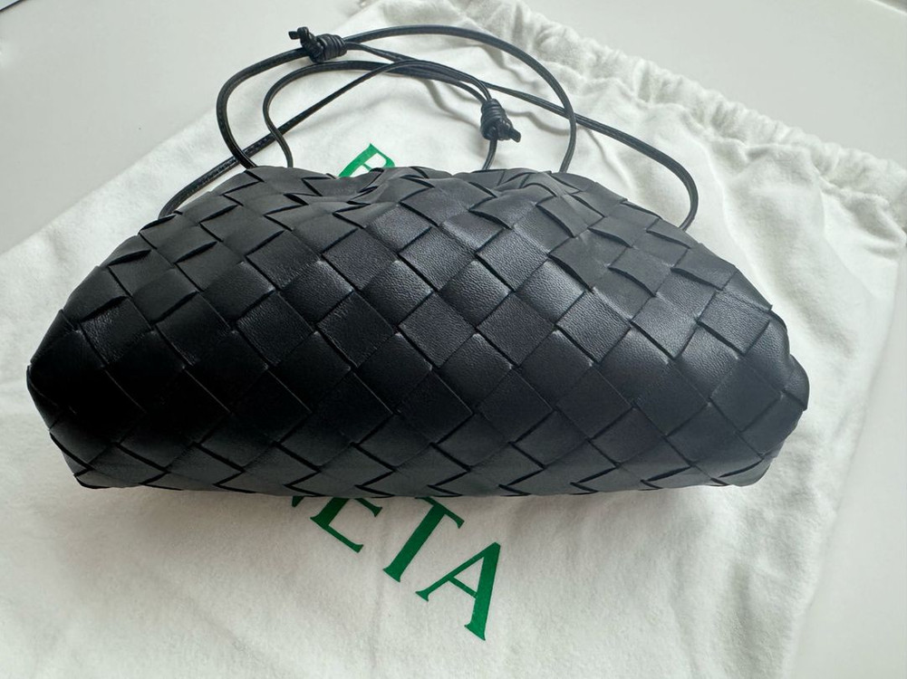 보테가베테나 미니파우치백 블랙--4