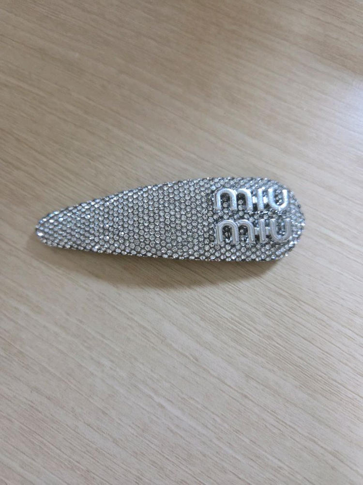 미우미우 그레이 가디건 새상품 + 미우 헤어핀--2