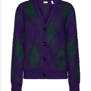 버버리 아가일 가디건 m사이즈 새상품