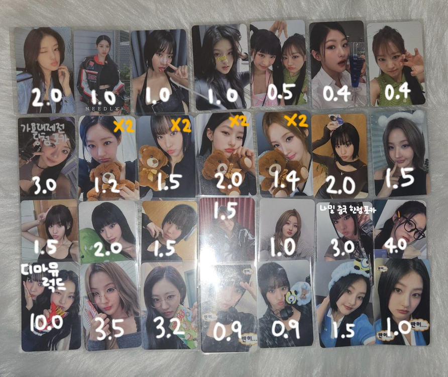 키스오브라이프 굿즈 포토카드 시그 팬클럽키트 팬콘서트 벨나띠쥴리하늘 앨범 니들리 키링 이미지